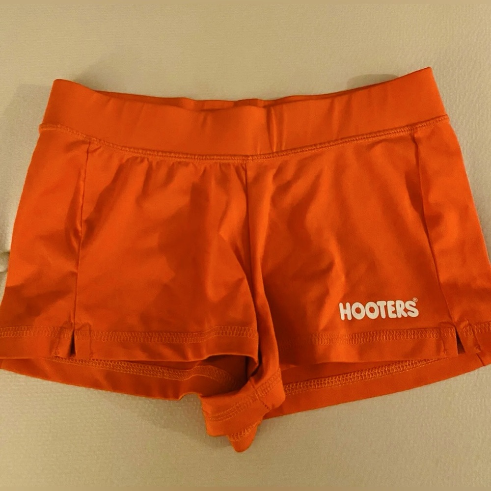 Hooters Uniform Orange Shorts XS